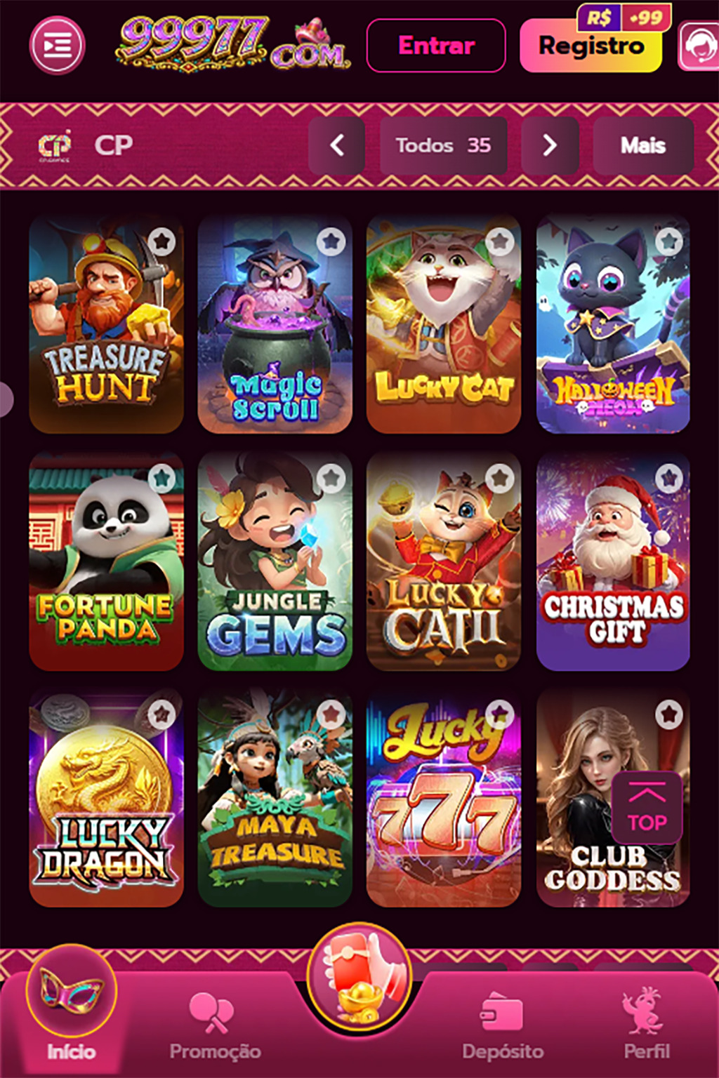 slots pagando no cadastro facebook 